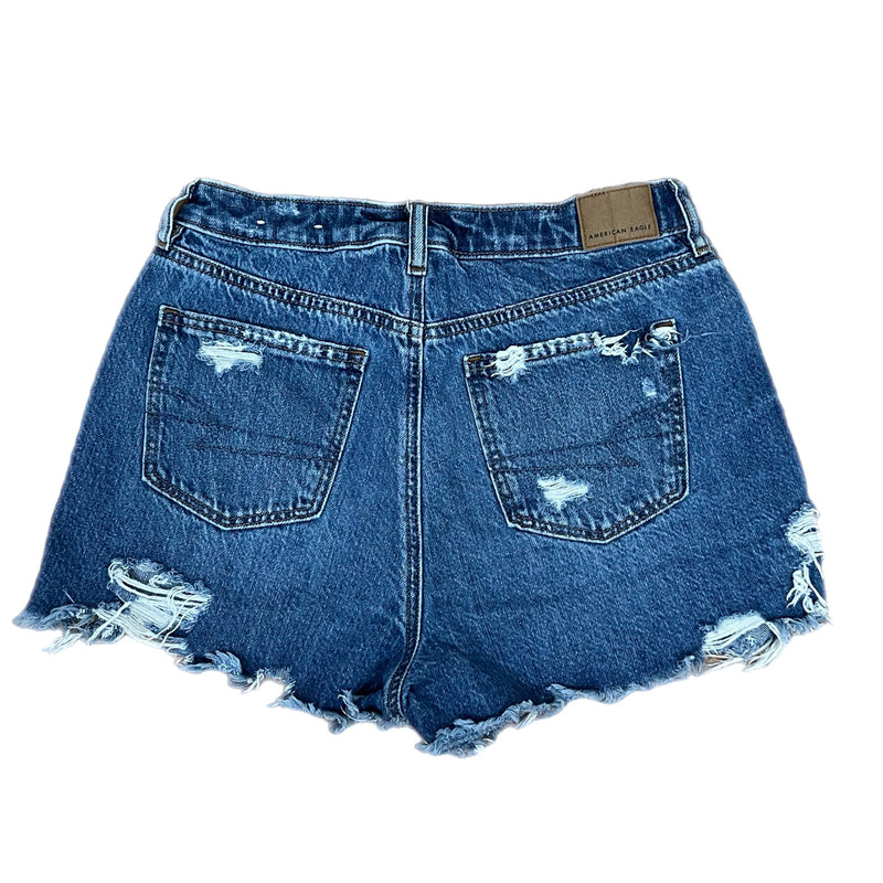 PRE-OWNED - American Eagle Mom Shorts with Distressed Accents