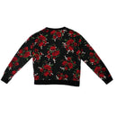 PRE-OWNED - Divided Black Rosette Long Sleeve Sweatshirt