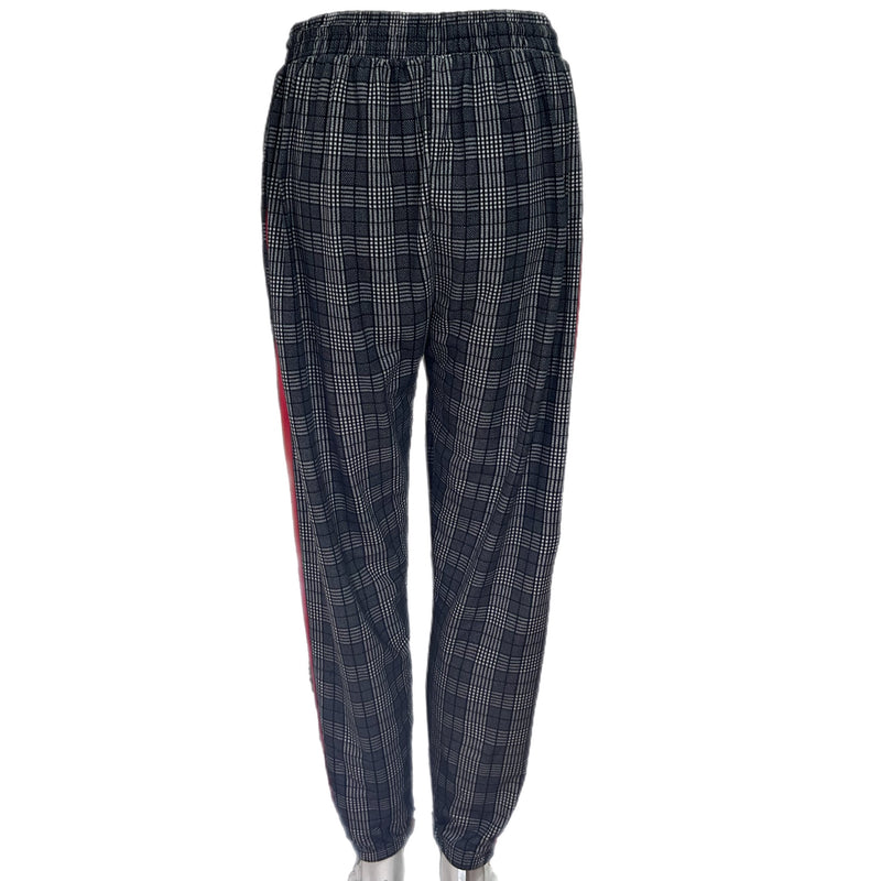 PRE-OWNED - INDERO Plaid Joggers