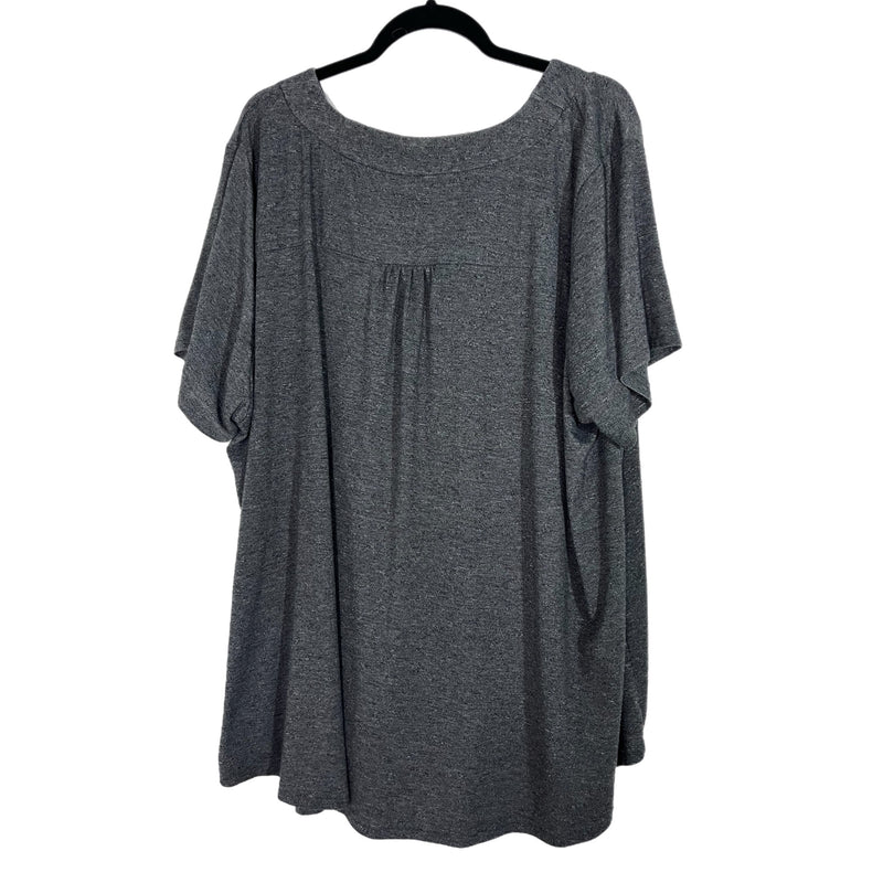 PRE-OWNED - Folunsi Grey Short Sleeve Top