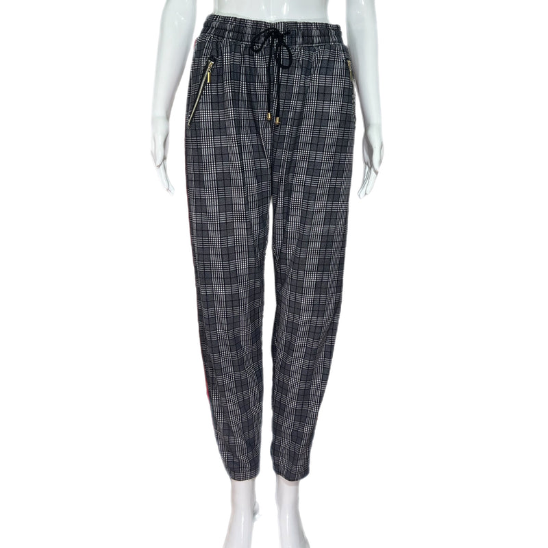 PRE-OWNED - INDERO Plaid Joggers Size L/XL