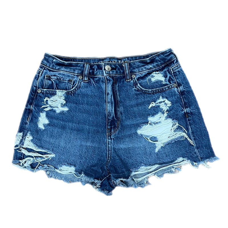 PRE-OWNED - American Eagle Mom Shorts with Distressed Accents