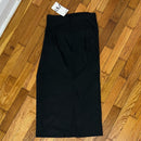 PRE-OWNED - Zara Charcoal Grey Gathered Pencil Skirt