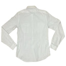 PRE-OWNED - EXPRESS White with Multi Color Weave Extra Slim Fit Shirt