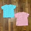 PRE-OWNED - Carter's Short Sleeve Set of 2 Polo Shirts - Size 9 Months