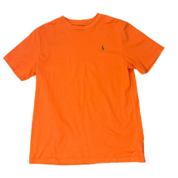 PRE-OWNED - POLO RALPH LAUREN XL (18-20) Orange Short Sleeve T-Shirt