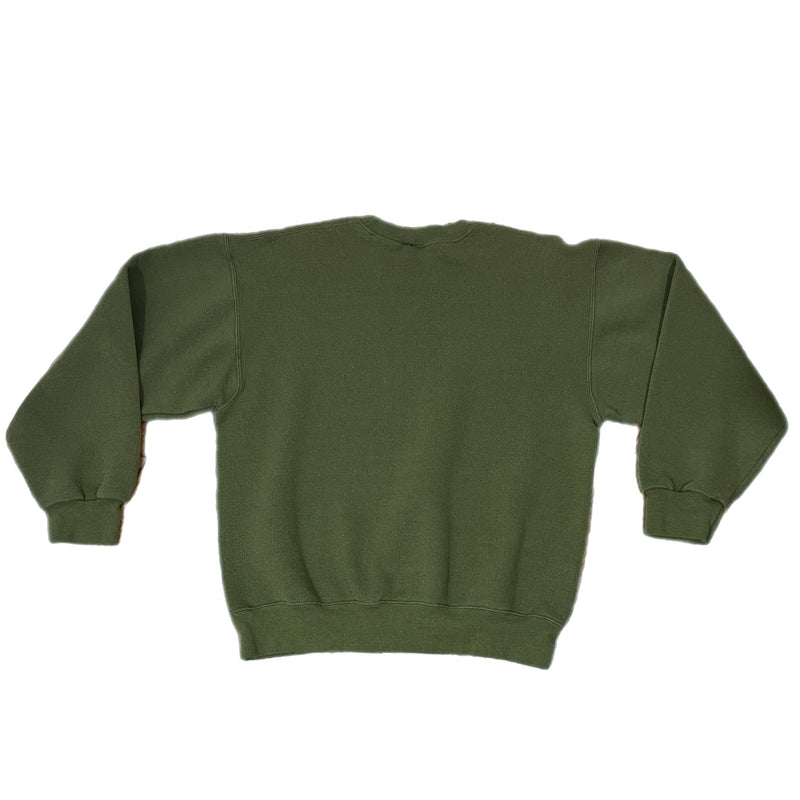 PRE-OWNED - Vintage USMC Olive Green Crewneck Sweatshirt