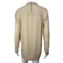 PRE-OWNED - The Kooples Beige Collared Button Down Shirt Size Small