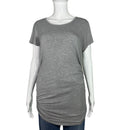  Smallshow Maternity Grey Short Sleeve T-Shirt preloved size medium