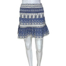 PRE-OWNED - Bell Purple Printed Mini Skirt Size XS Luxury Resale Shopping