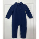 PRE-OWNED - Janie and Jack Navy Quilted One Piece Size 18 to 24 Months Style and Give Secondhand Shopping