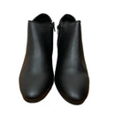 PRE-OWNED - NEW IN BOX Style & Co Wiley Black Smooth Ankle Boots Size 12