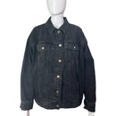 PRE-OWNED - Divided Black Denim Jacket Size Large
