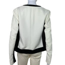 PRE-OWNED - Ann Taylor Ivory  and Black Jacket Size Small
