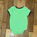 PRE-OWNED - Baby Gap Green Vertically Challenged Short Sleeve Bodysuit 3 to 6 Months