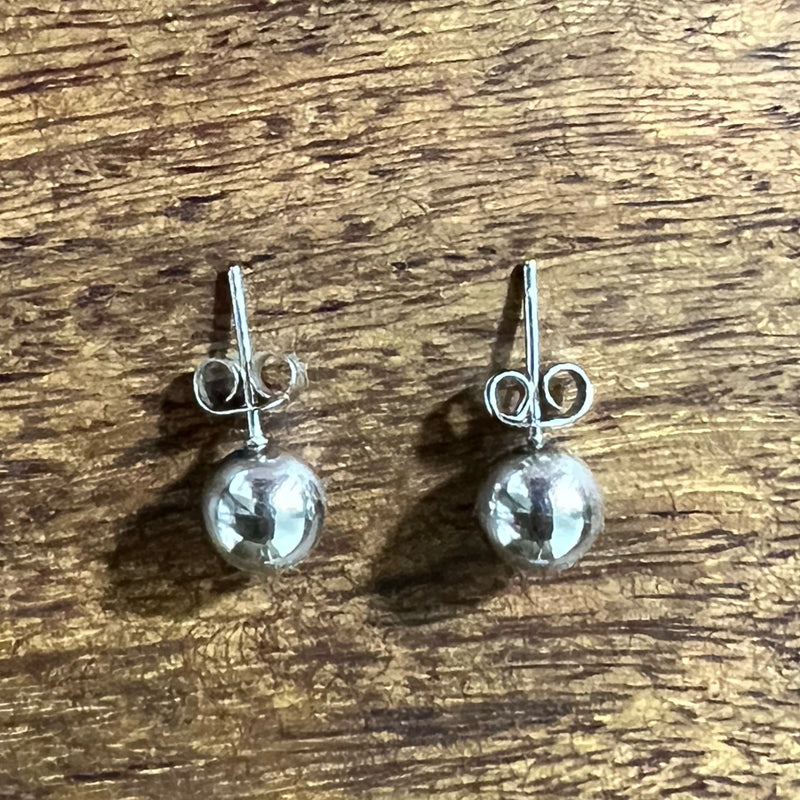 PRE-OWNED - Fashion Silver-Tone Stud Earrings