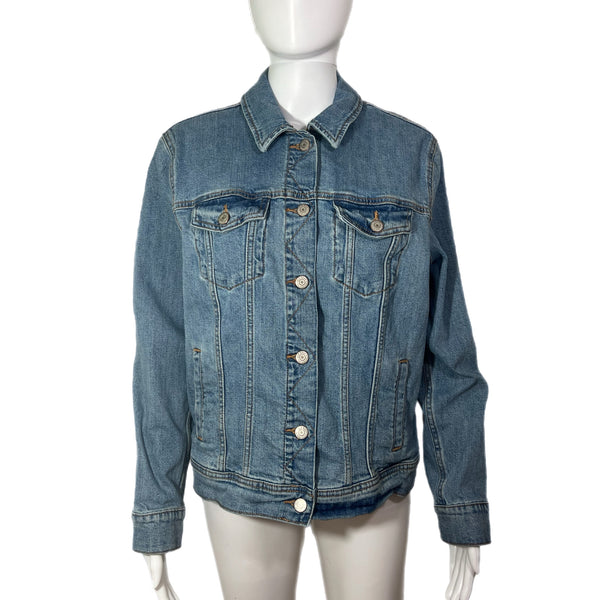 PRE-OWNED - Old Navy Light Wash Denim Jacket Size Large