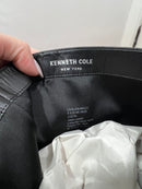 PRE-OWNED - Kenneth Cole Black Knee High Justin Lug Leather Boot