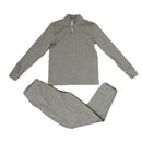 PRE-OWNED - Janie and Jack Boys Brown & Green Jacquard Jacket with Matching Jogger Size 12 Style and Give