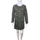 PRE-OWNED - OLIVACEOUS Green Camouflage Mini Dress Size Medium Size Medium SecondHand Shopping for Good