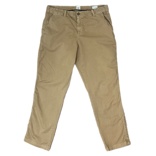 PRE-OWNED - Gap Tan Girlfriend Chino Pants Size 14