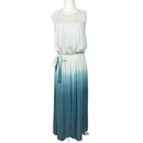 PRE-OWNED - Chelsea Violet Blue Ombre Crochet Dress with Belt size small