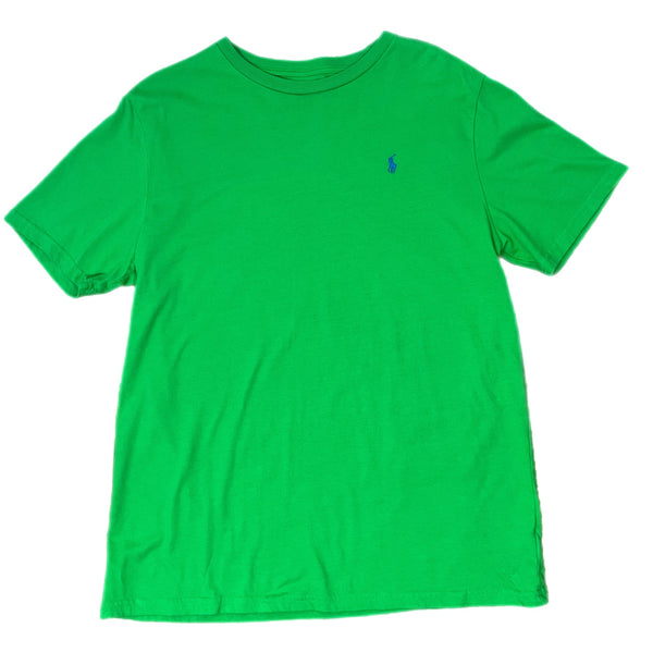 POLO RALPH LAUREN XL (18-20) Green Short Sleeve T-Shirt Preowned