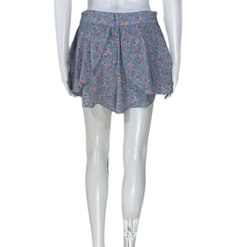 PRE-OWNED - Majorelle Blue Meadow Shorts Size Medium