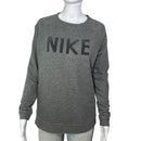 PRE-OWNED - Nike Grey Raised Logo Sweatshirt - Size Small Style and Give Secondhand Preloved Shopping 