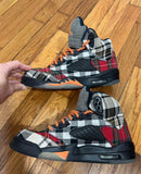 PRE-OWNED - Nike Air Retro Plaid Sneaker Youth Size 5.5