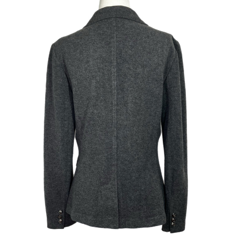 PRE-OWNED - Maison Jules Gray Blazer with Silver-Toned Button Detail