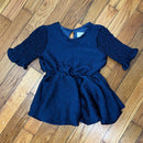 PRE-OWNED - Isobella & Chloe Navy Nightingale Dress - Size 3T Style and Give Secondhand Shopping 