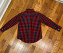 PRE-OWNED - Janie and Jack Boys Plaid Long Sleeve Shirt Size 6