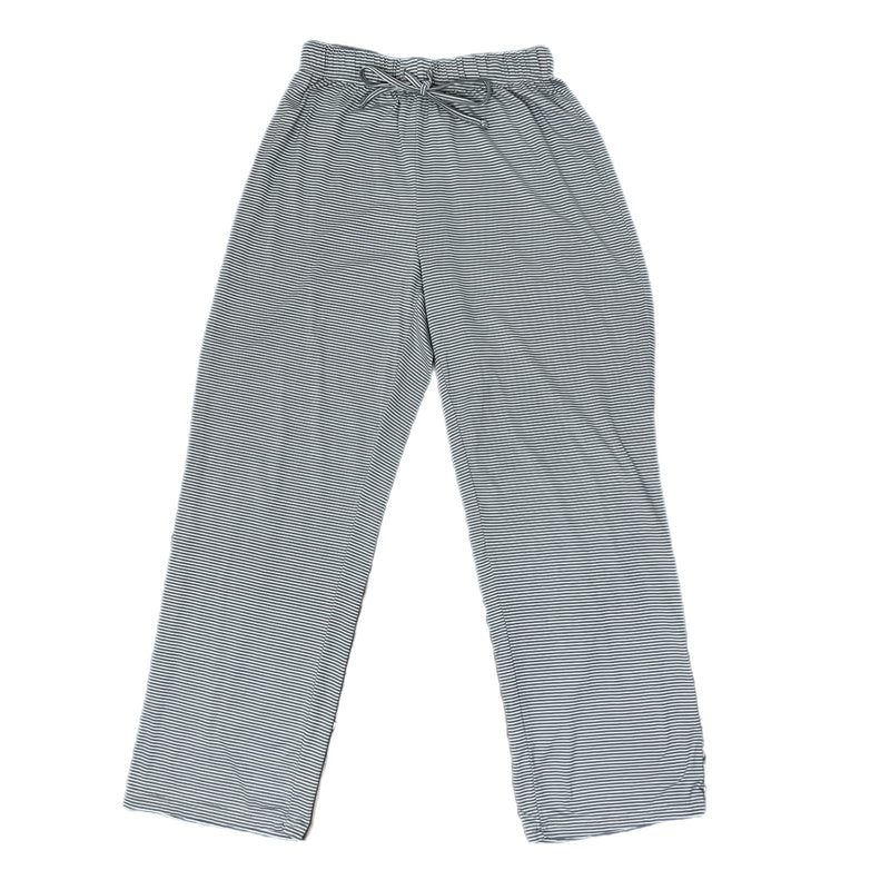 PRE-OWNED Tahari Striped Grey and White Pajama Pant