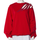 PRE-OWNED -Koché Crew Neck Long Sleeve Sweatshirt - Size Medium Style and Give Secondhand Shopping for Good