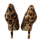 PRE-OWNED - Nine West Animal Print Platform Heels