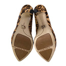 PRE-OWNED - Nine West Animal Print Platform Heels