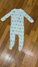 PRE-OWNED - Pottery Barn Kids Shamrock Irish Onesie - Size 6 to 9 Months