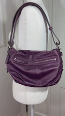 PRE-OWNED - Coach Purple Leather Handbag