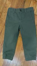PRE-OWNED - Janie and Jack Olive Green Pants Size 2T