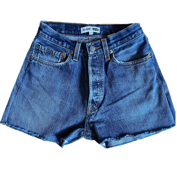 RE/DONE Mini Shorts Style and Give Luxury Designer resale 