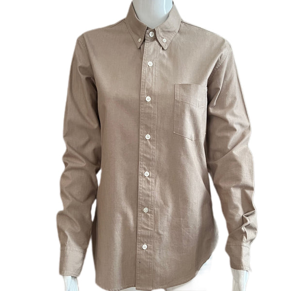 Baldwin Khaki Shirt Style and Give designer clothing resale