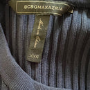 PRE-OWNED - BCBG Max Azria Ribbed Long Sleeve Cut-out Dress