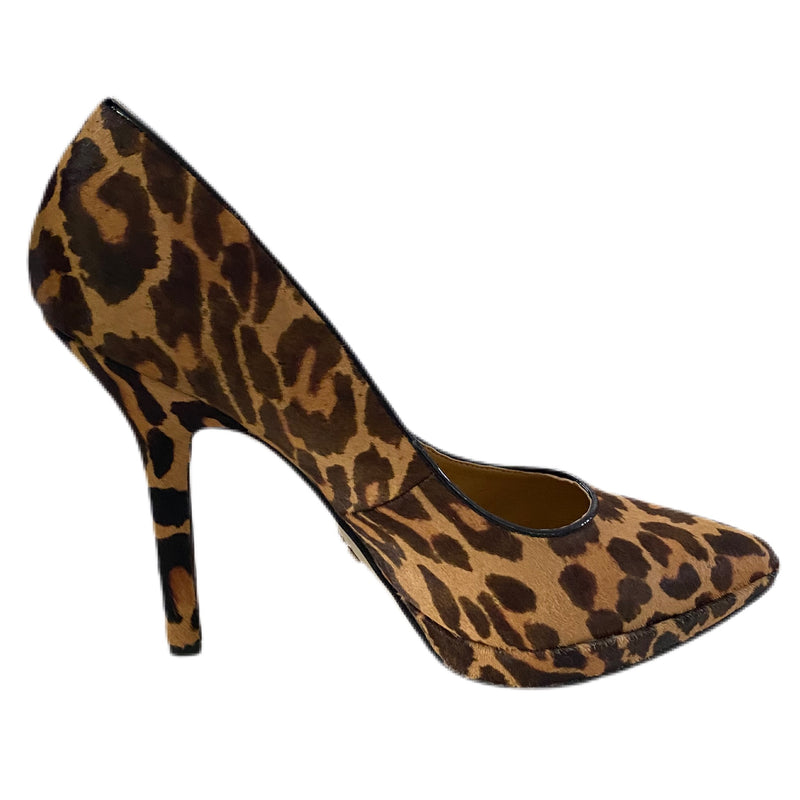 PRE-OWNED - Nine West Animal Print Platform Heels