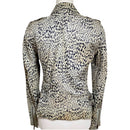 PRE-OWNED - Rebecca Taylor Animal Print Leather Jacket