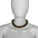 Lee Angel Crystal Baguette Chunky Box Chain Necklace  Style and Give real designer