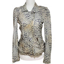 Rebecca Taylor Animal Print Leather Jacket Style and Give used designer clothes