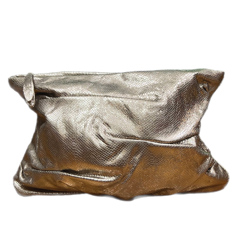 Elie Tahari Daphne Snake Embossed Leather Clutch Style and Give Luxury Consignment Preloved Preowned  