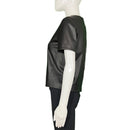 PRE-OWNED McGinn Faux Leather Top