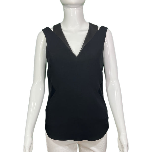 Rag & Bone Sleeveless Leather Accent Top Style and Give Luxury Resale Preloved Preowned Consignment  Shopping 